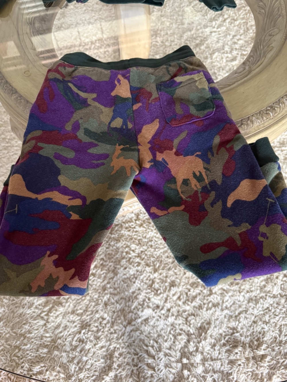Polo Ralph Lauren Youth Boys Camo Zip Up Hoodie Jogger Set Fleece Size 6 - Picture 5 of 7